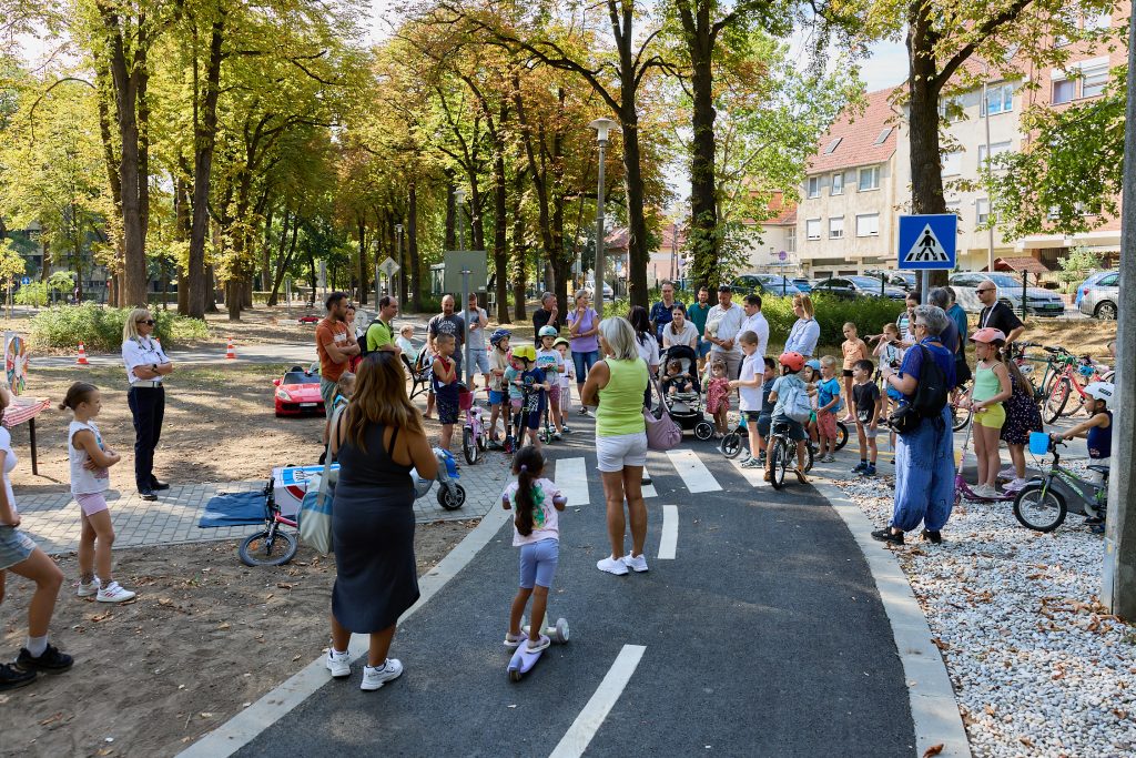 A megújult Erzsébet ligeti KRESZ-park